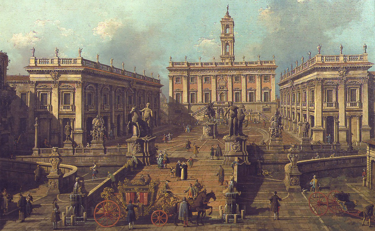 Canaletto,Le Capitole (1730-1768, date indéterminée)